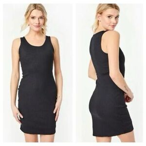 Year of Ours Rachel Dress Black Mini Bodycon